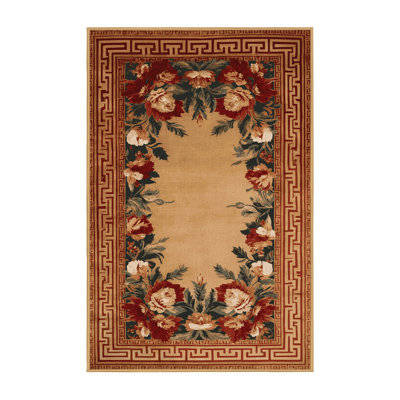 Tapis brun français lavable à la machine