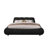 Upholstered Platform Bed with Oversized Padded Backrest-1578918508-1563618055