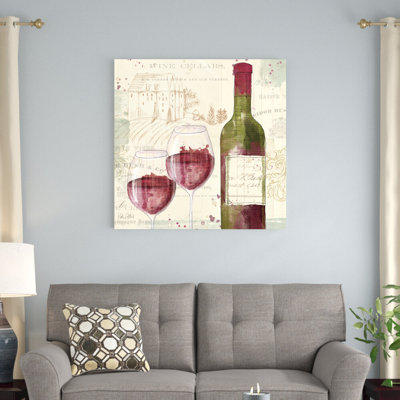"Chateau Winery III" par Katie pertiet, reproduction d'art sur toile tendue