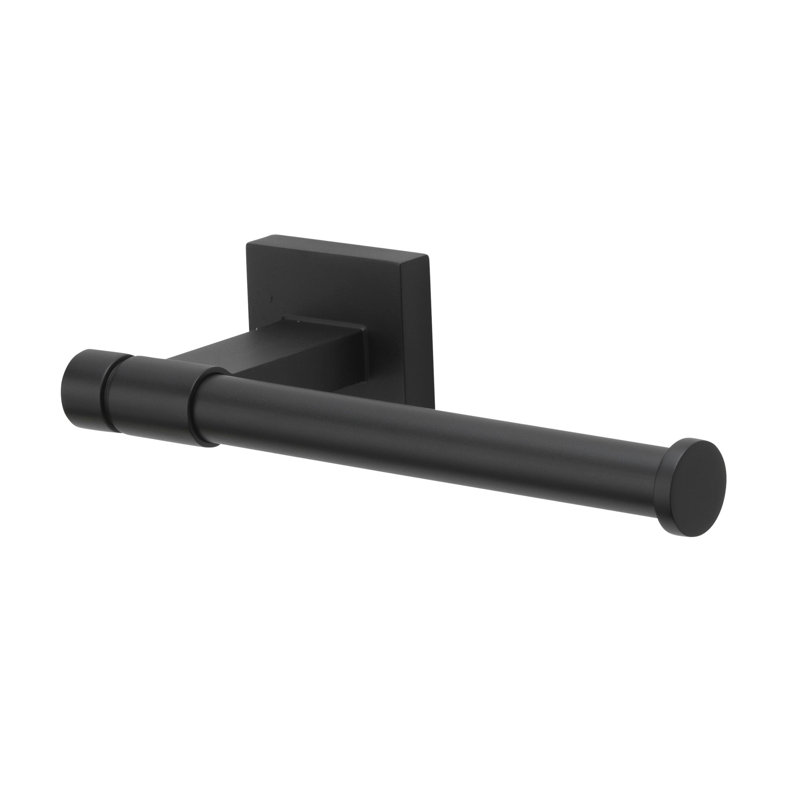 Avalon Tissue Holder Bath Hardware Accessory, Matte Black