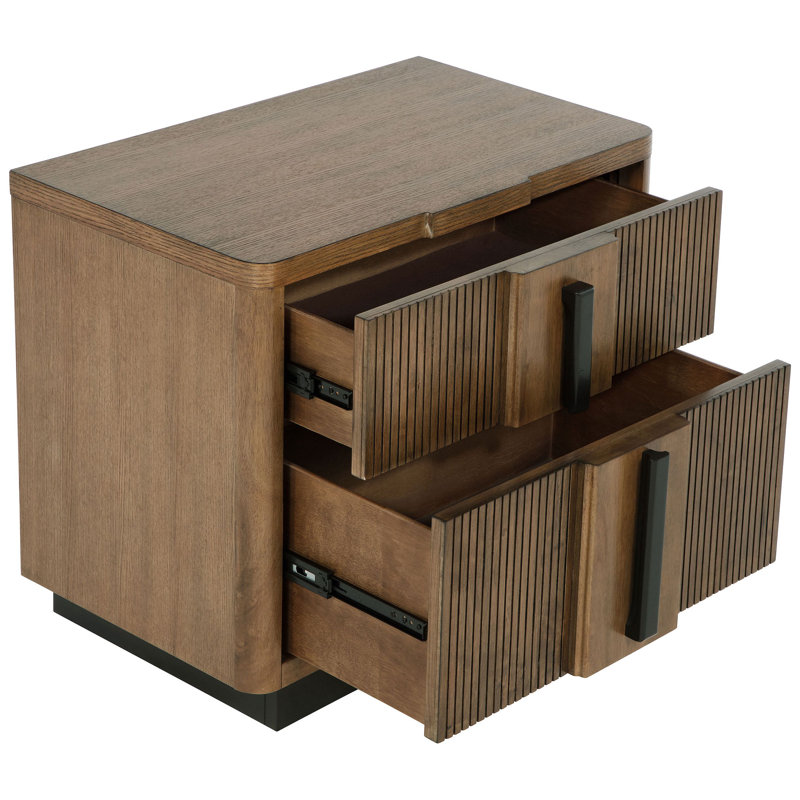 Table de chevet 2 tiroirs