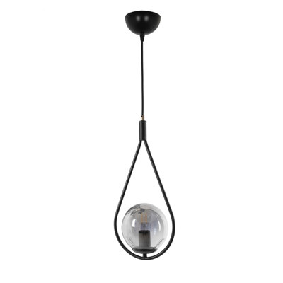Stylish Industrial Chandelier, Black Metal, 27.6 x 7.9 inches | 100% Metal Construction, Oven Dried Paint & Tumbled Coating | E27 Socket, Max 40W | Perfect for Scandinavian & Modern Home Decor