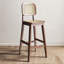Chaise d'appoint en noyer massif (ensemble de 6)-133397268-133397272