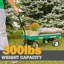 39'' H x 22'' W Utility Cart with Wheels