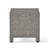 ACCENT TABLE with Durable Polyethylene Rattan and Minimalist Cube Design for Versatile Outdoor Use-1547008764