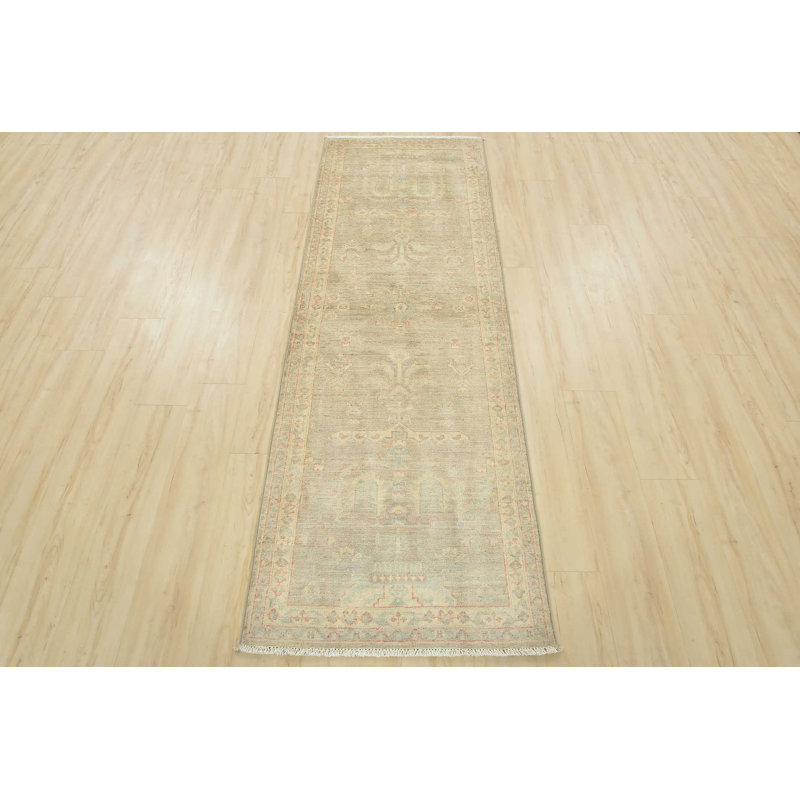 Tapis taupe unique 2 pi 9 po x 7 pi 11 po One-of-a-Kind