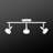 19'' 3 -Light Fixed Track Track Kit with Dimmable and Adjustable Head-80827242