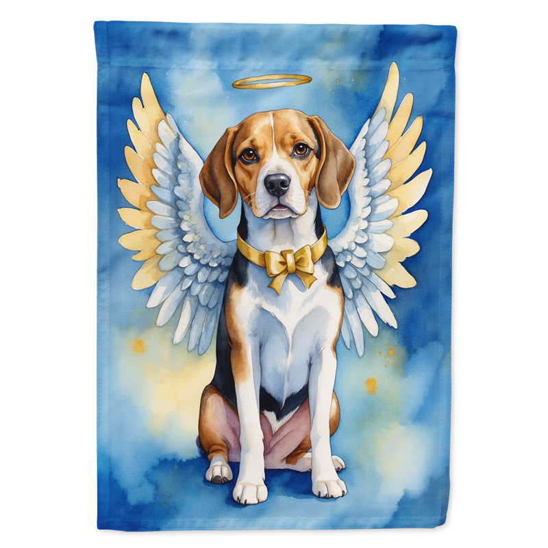 Beagle, mon ange, drapeau de jardin