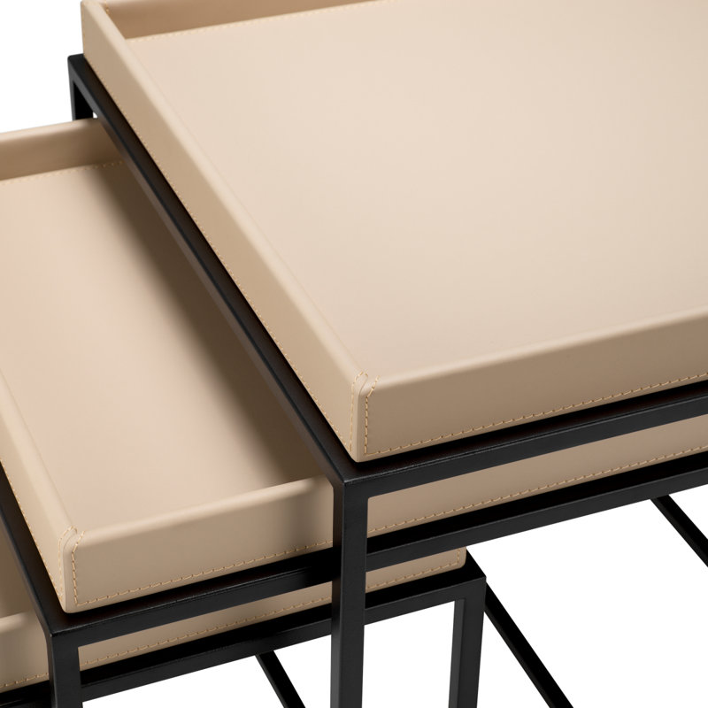 Side Table Léonard Matte Black Finish
