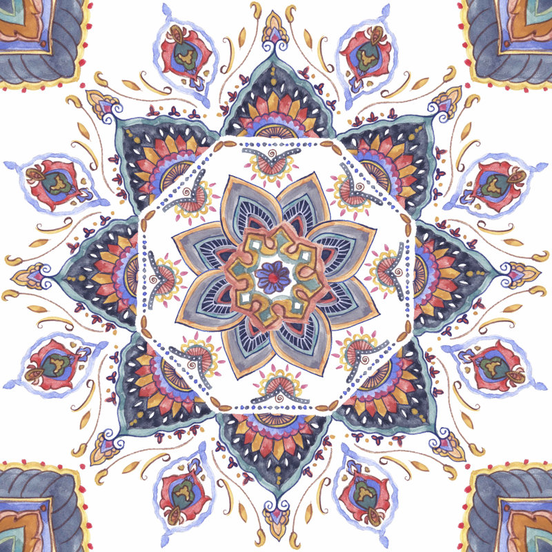 Mandala méditation I, H 12 po x l 12 po
