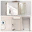 Miroir de salle de bain en aluminium