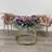 Modern Tufted Metal Armchair Velvet Upholstered Dining Chair-1066008352