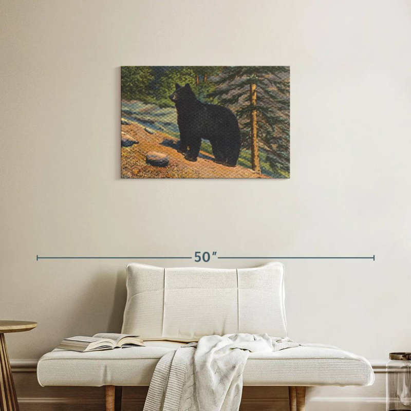 Brampt Black Bear, 20" H x 30" W