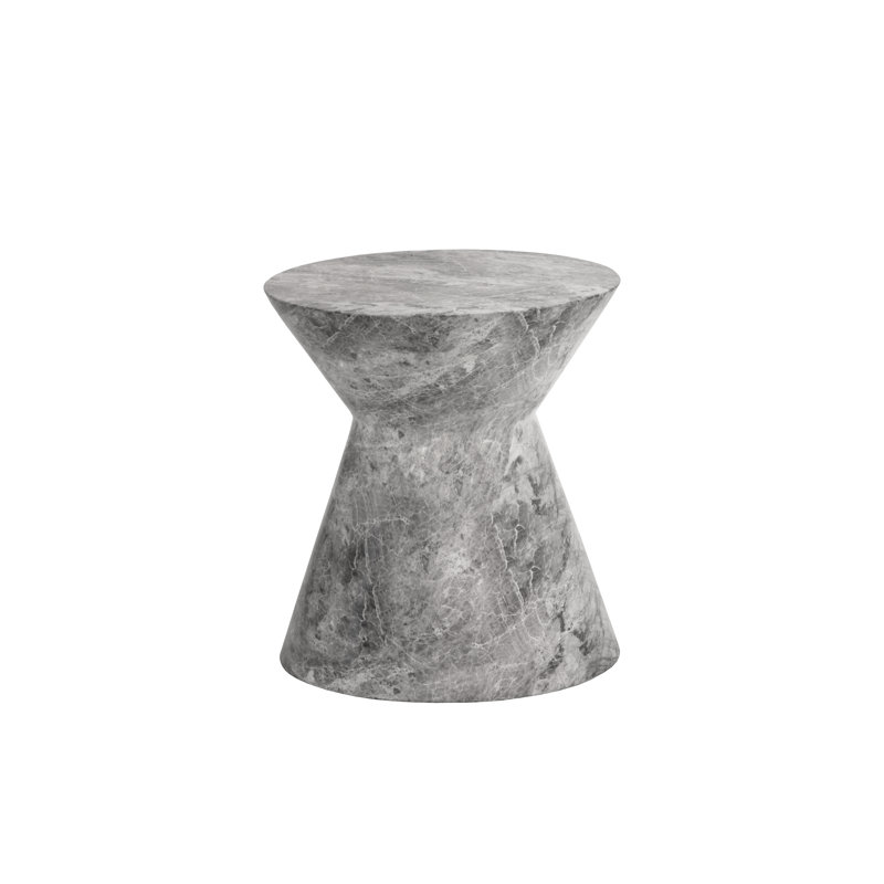 Table de bout Zayani - aspect marbre