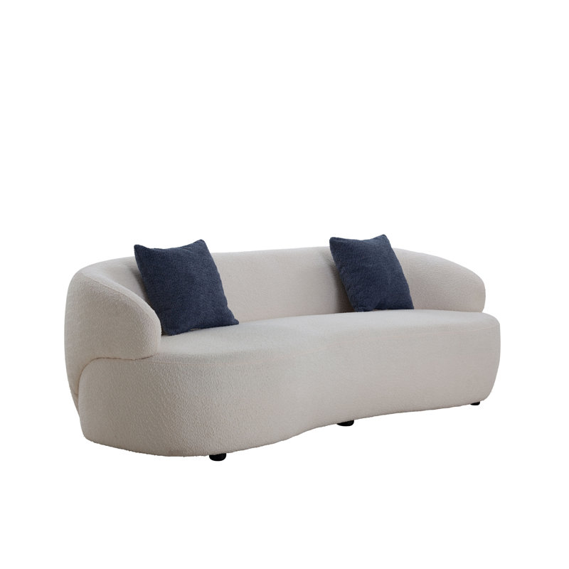 Canapé Cloud Mid-Century à 3 places moderne, Beige