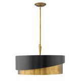 Gigi 5 - Light Shaded Drum Chandelier