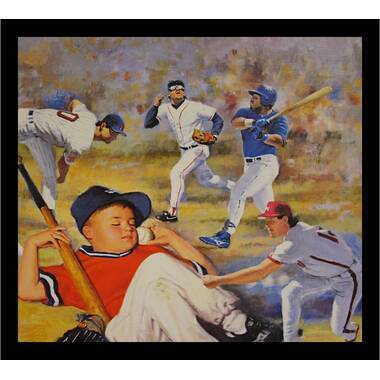 Buy Art For Less Ted Williams And Joe DiMaggio Framed On Paper by