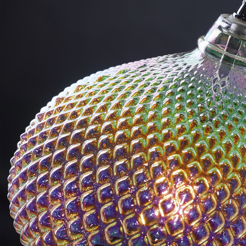 Magdalen 1 - Light Chrome Sphere Pendant, Oil Effect