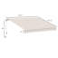 Auvent de terrasse beige rétractable 8 pi x 7 pi - Pare-soleil manuel, réglable pour repousser et auvent, pour régler l'exposition