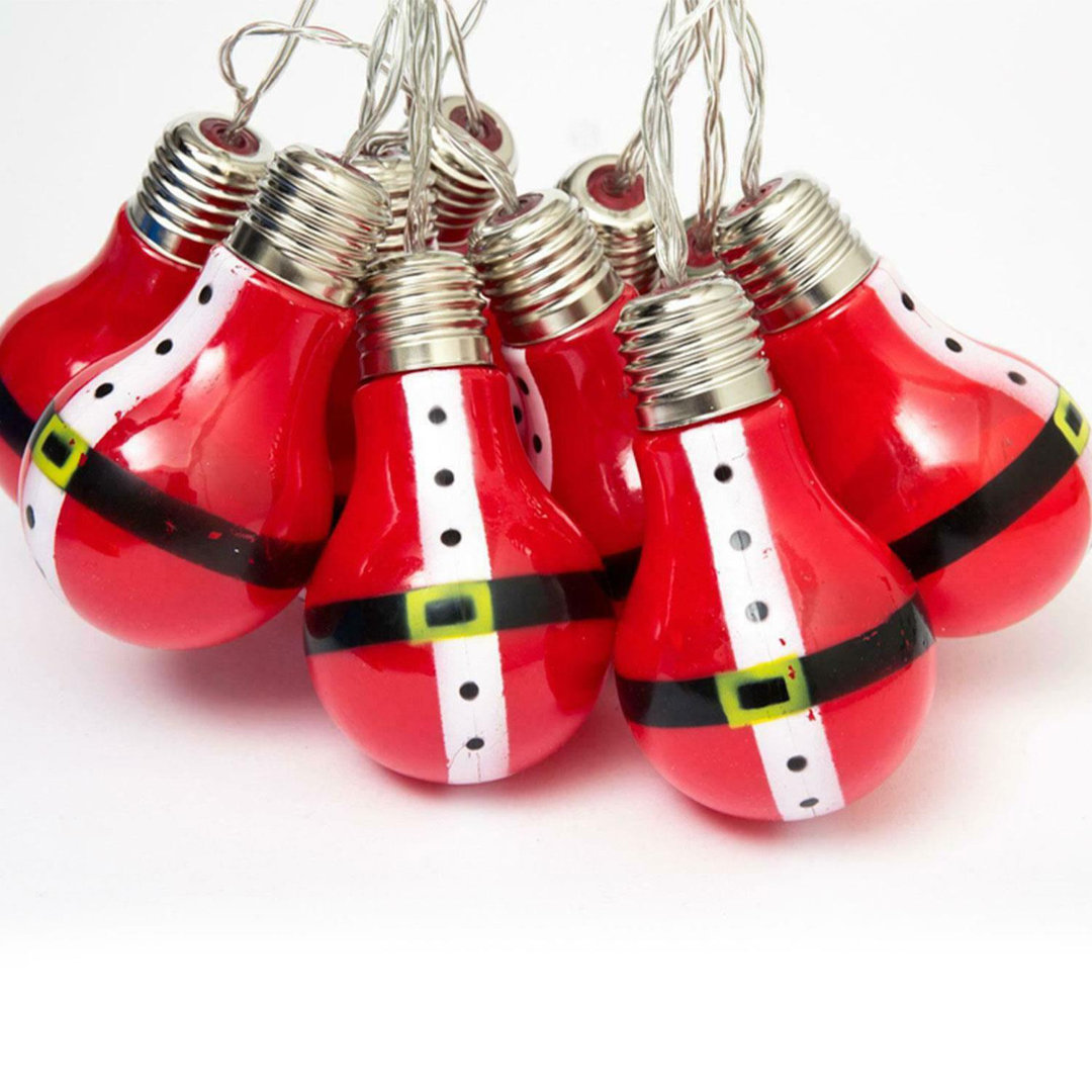 31cm Battery Powered 10 - Bulb Festoon Lights String Light (End to End Connectable)