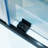 56-60"W X 75"H Semi-Frame Single Sliding Shower Door, 304 Stainless Steel, 5/16" (8Mm) Thick SGCC Tempered Clear Glass.-120984779