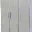 Borgeson Triple Plain Wardrobe-1880213008