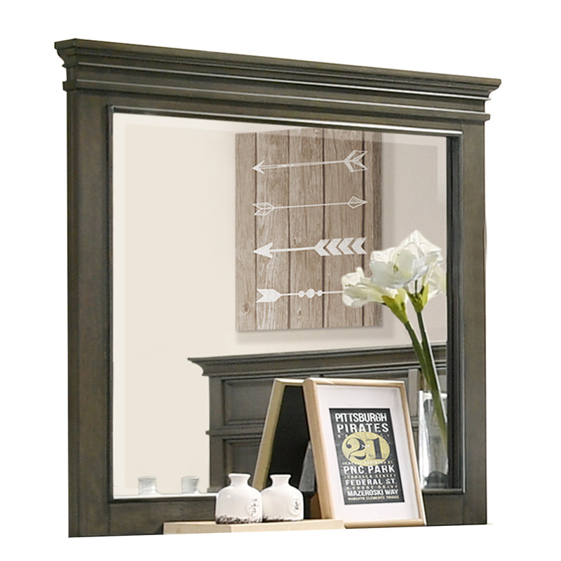Sadae Wood Rectangle Mirror