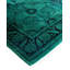 Tapis de couloir surteint 2 pi 7 po x 10 pi 4 po vert / noir Overyed