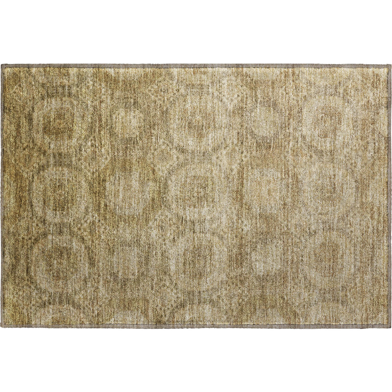 Premium Machine Washable Alaina AMF1925 Panels Rug, Rectangle 1'8" x 2'6"