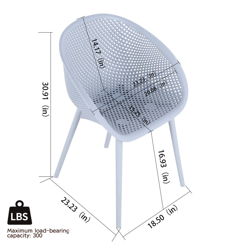 Multi - Functional All Weather Of 2 Blue Lounge Chairs And Square Pp Table With Metal Legs, , Non Slip, Ideal For Modern Offices Folding In White Khaki, Protected, Zero Maintenance, Ergonomic Seating