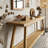 Farmhouse Entryway Table 2-Tier Sofa Table-770626527