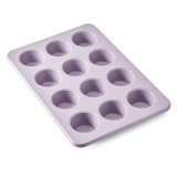 12-Cup Nonstick Aluminized Steel Muffin Pan, Blue Velvet