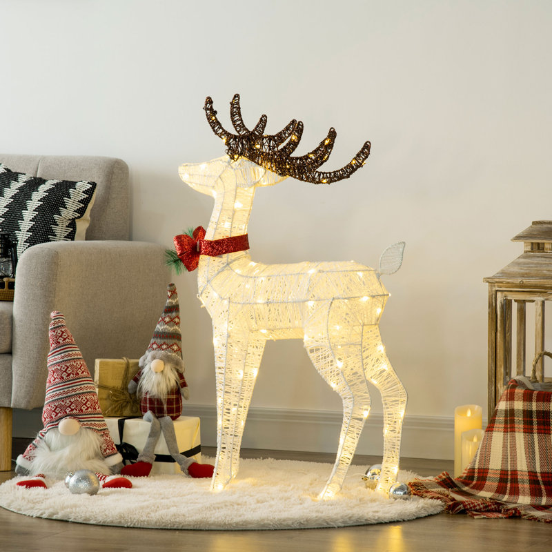 Renne de Noël lumineux