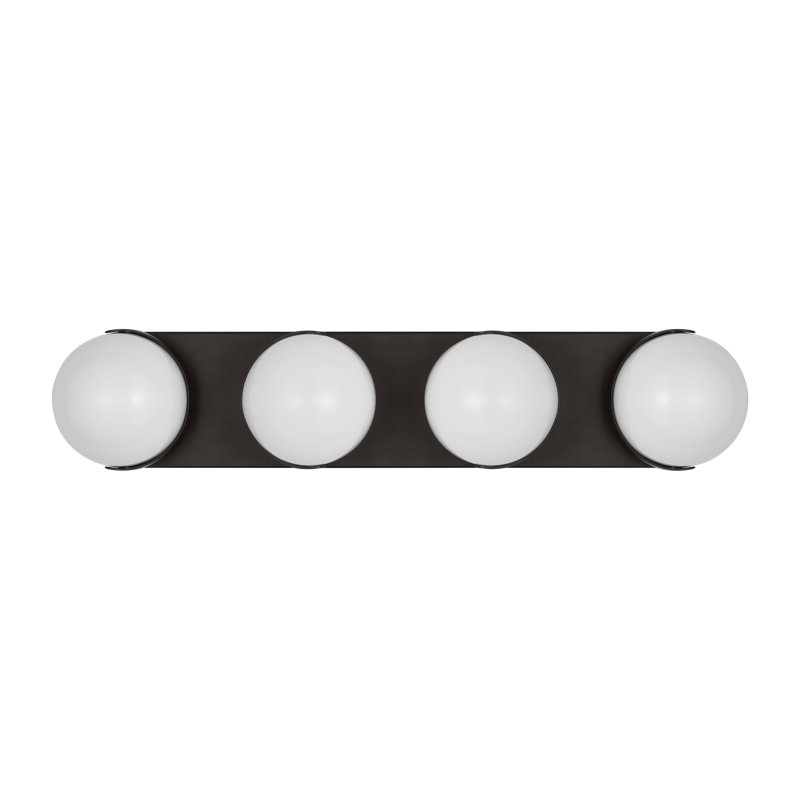 Syrie 4 - Light Dimmable LED Bath Bar, Aged Iron
