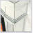 Dome door acrylic mirror fireplace cabinet, TV fireplace cabinet