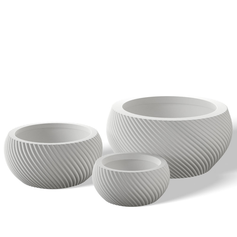 Handmade Pot Planter, Crisp White