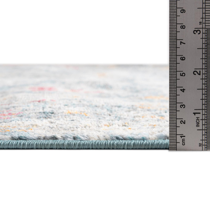Haefner Floral Indoor Rug, Rectangle 6' x 9'