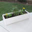 Boîte à fleurs en plastique 