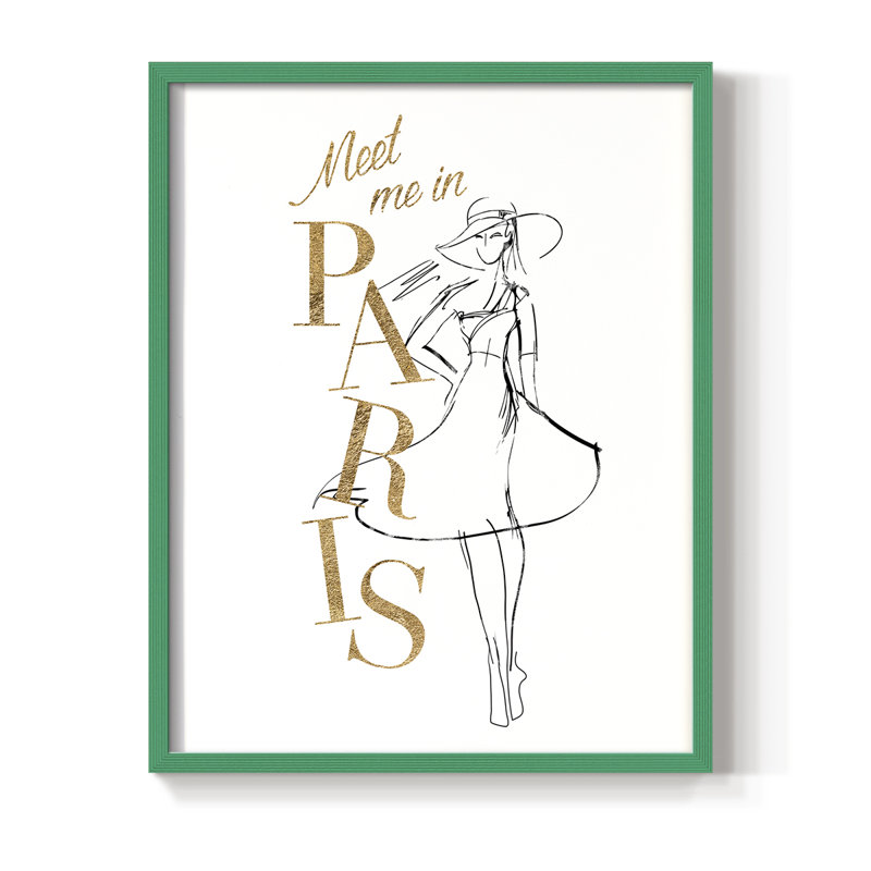 «Paris Model I», H 21 po x l 17 po, Vert