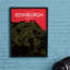 Edinburgh City Map - No Frame Print-117348997