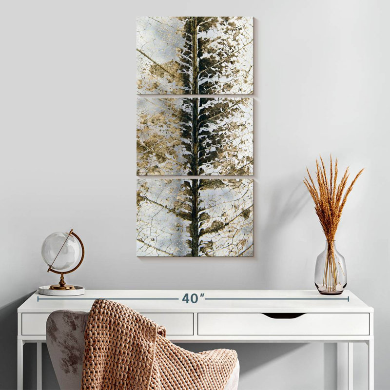 Leaf Structure, 32" H x 15" W