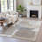 Machine Washable Indoor/Outdoor Xhevrie Taupe Rug-112122453