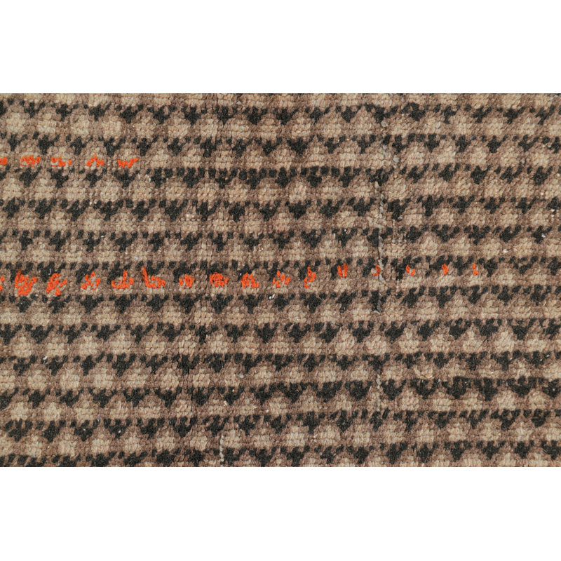 One-of-a-Kind 3'11"X7'3" Hand Knotted Area Rug