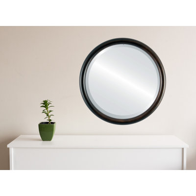 Rowles Wood Flat Wall Mirror