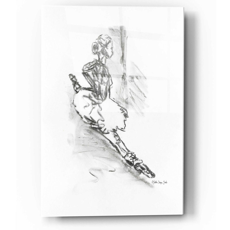«Dance figure 6» par Stellar Design Studio, art mural en verre acrylique, H 16 po x l 12 po x P 0,13 po