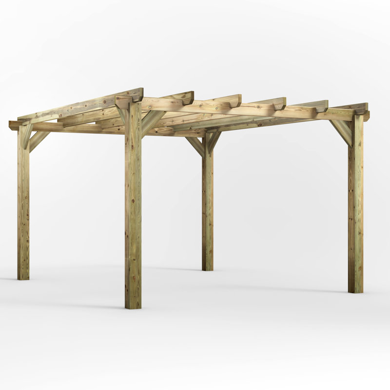 Powersheds 12 x 14ft Timber Pressure Treated Pergola