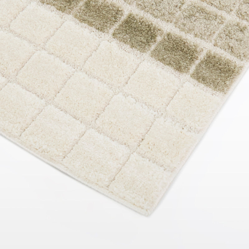 Tapis intérieur / extérieur gris Hopkins, Rectangle 5 pi 3 po x 7 pi