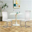 Chaise d'appoint blanche Cenka