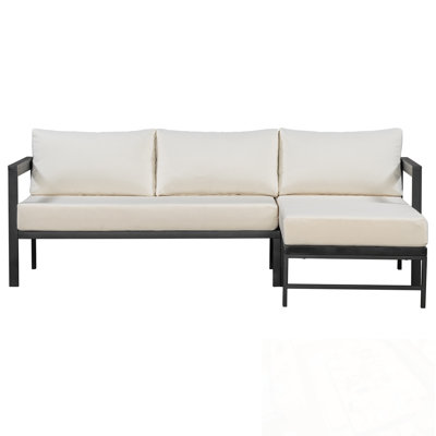 L-Shaped Sofa with with Ultra-Thick Cushions