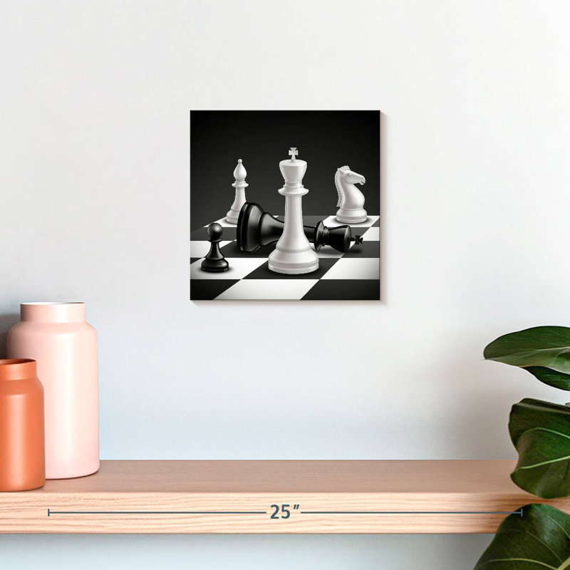 Jeu d'échecs abstrait Senne, H 10 po x l 10 po